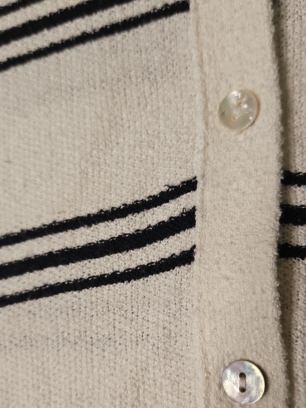 Madewell Women's Striped Polo Sweater Tee - Picture 9 of 13